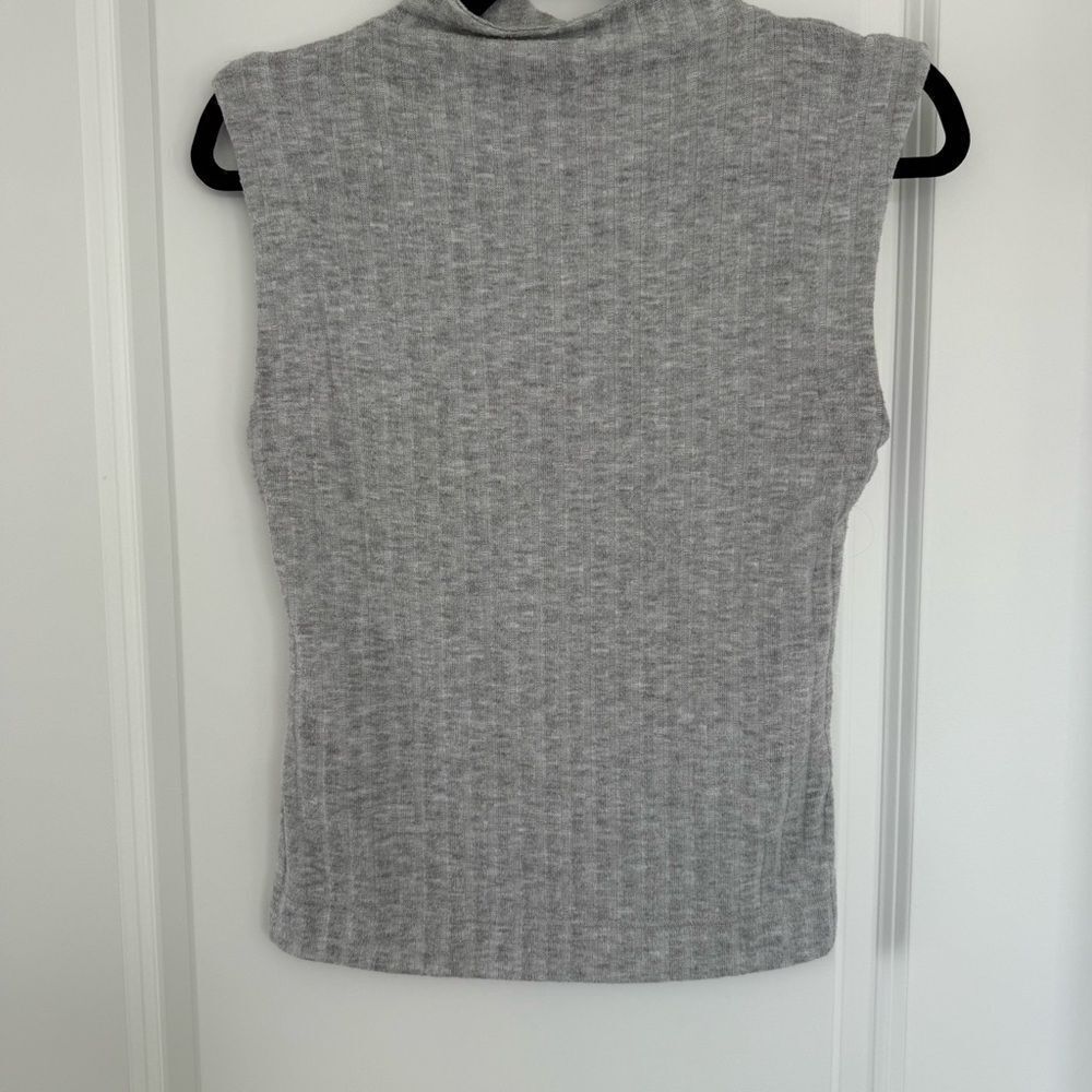 FREE PEOPLE | Sleeveless Ribbed Mockneck Knit Top